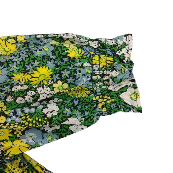 ASOS New Look Tall Peter Pan Collar Puff Sleeve Floral Midi Dress, Women's 6 - Picture 9 of 13